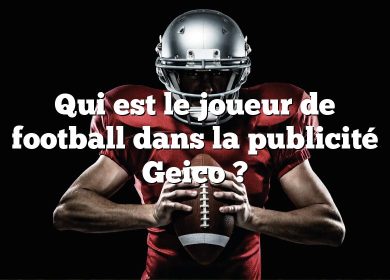 Qui est le joueur de football dans la publicité Geico ?